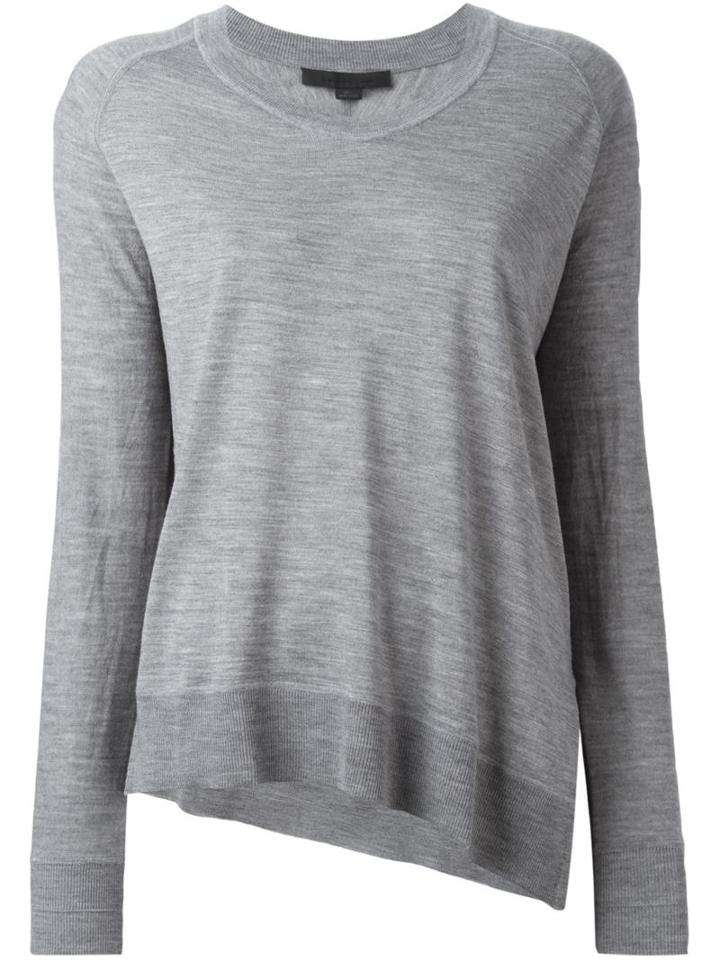 Alexander Wang Asymmetric Jumper, Women's, Size: Xs, Grey, Merino