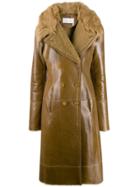 Chloé Reversed Shearling Coat - Brown