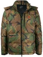 Ralph Lauren Camouflage Print Padded Jacket - Green