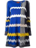Missoni Striped Knitted Dress, Women's, Size: 40, Nylon/wool/silk/spandex/elastane