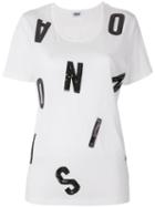 Sonia By Sonia Rykiel Printed T-shirt, Women's, Size: Large, White, Cotton/lyocell