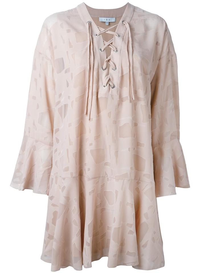 Iro 'ralene' Dress, Women's, Size: 36, Nude/neutrals, Polyester/cotton