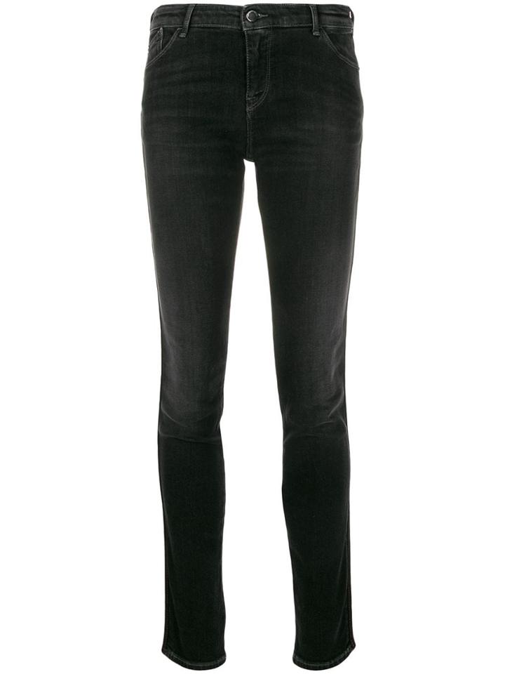 Emporio Armani Slim-fit Denim Jeans - Black