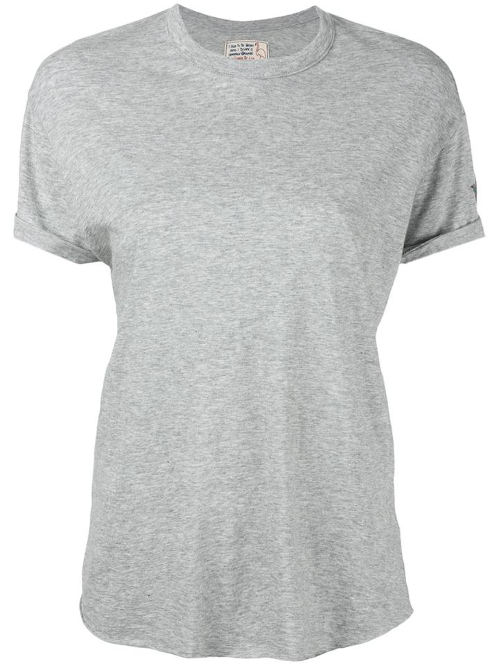 Sandrine Rose - Classic T-shirt - Women - Cotton/modal - S, Grey, Cotton/modal
