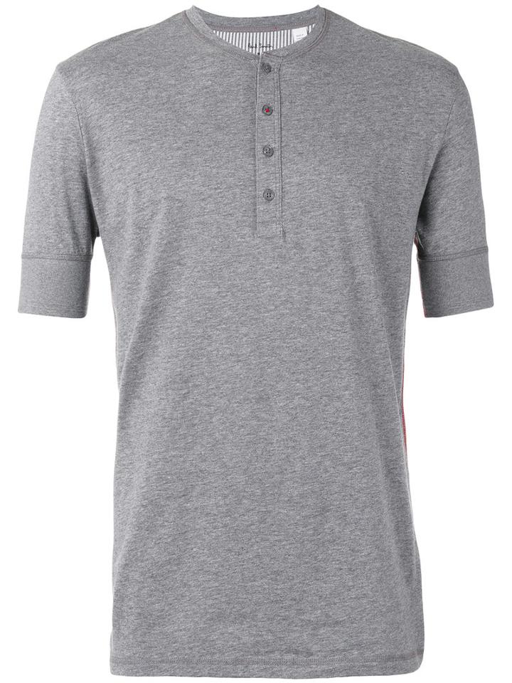 Paul Smith - Classic Short Sleeve T-shirt - Men - Cotton - M, Grey, Cotton