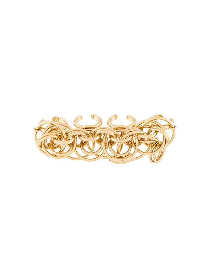 Chloé Mono-circle Shaped Rings - Metallic