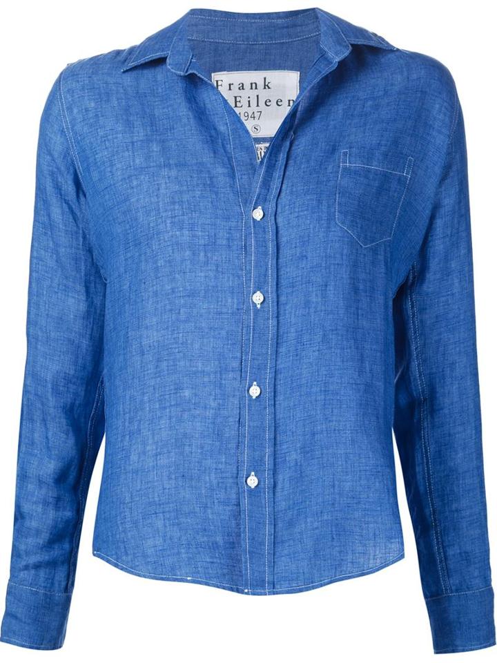 Frank & Eileen Chest Pocket Blouse