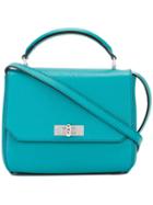 Bally Removable Strap Tote, Women's, Blue, Calf Leather