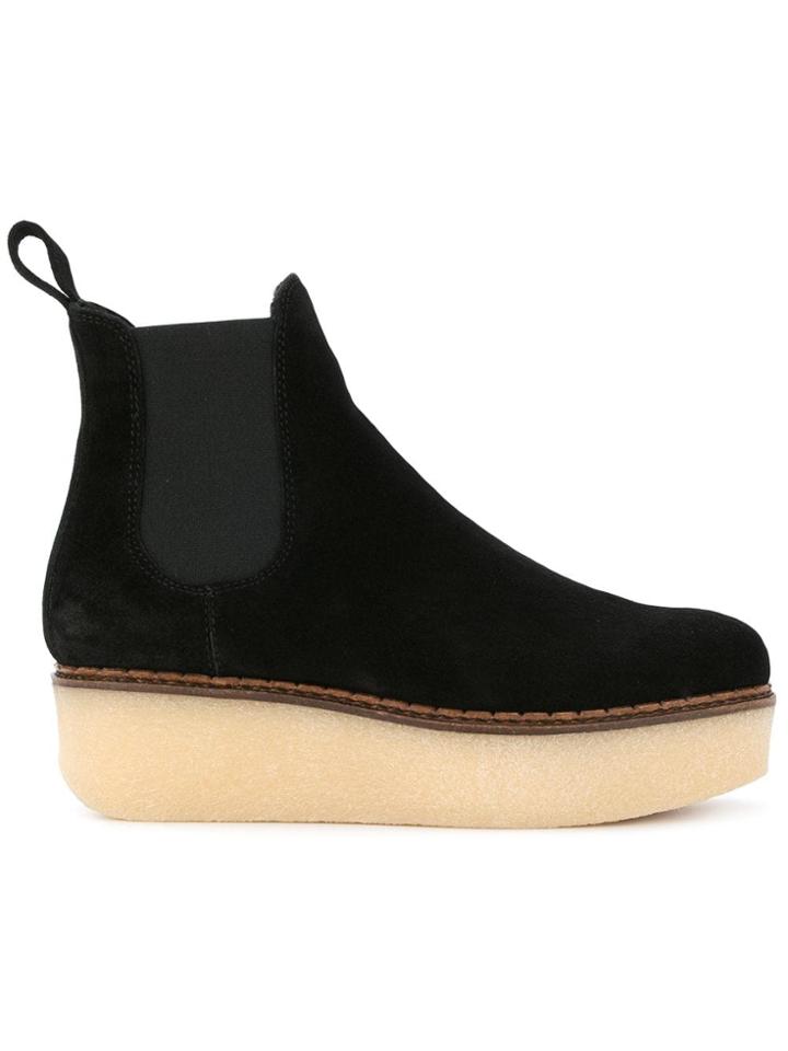 Flamingos Gibus Shearling Boots - Black