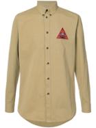 Comme Des Garçons Shirt Contrast Sleeve Shirt - Green