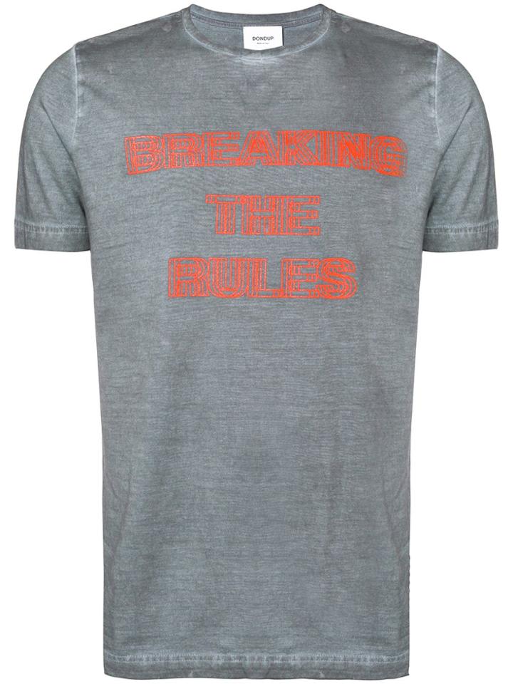 Dondup Print T-shirt - Grey