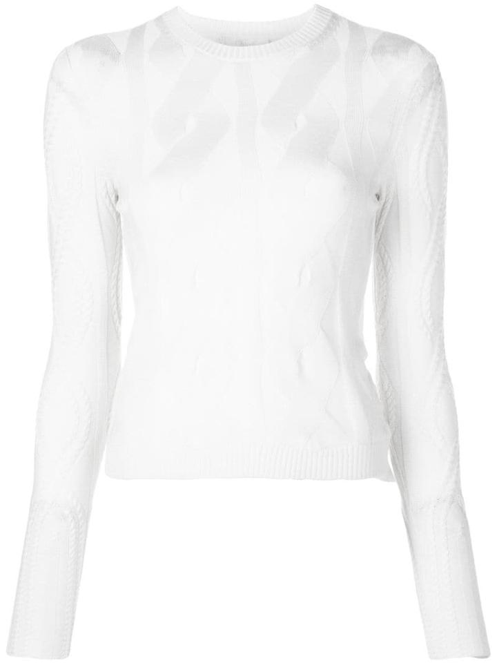Chloé Cable Knit Jumper - White