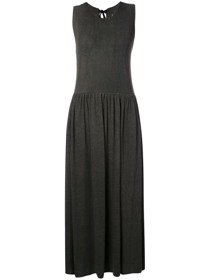 Uma Wang Sleeveless Gathered Dress - Grey