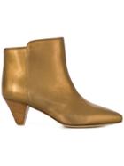 Twin-set Pointed Toe Boots - Metallic