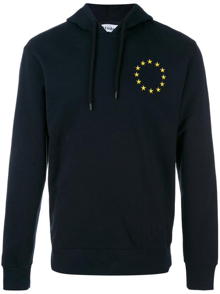 Études Europa Hooded Sweatshirt - Blue