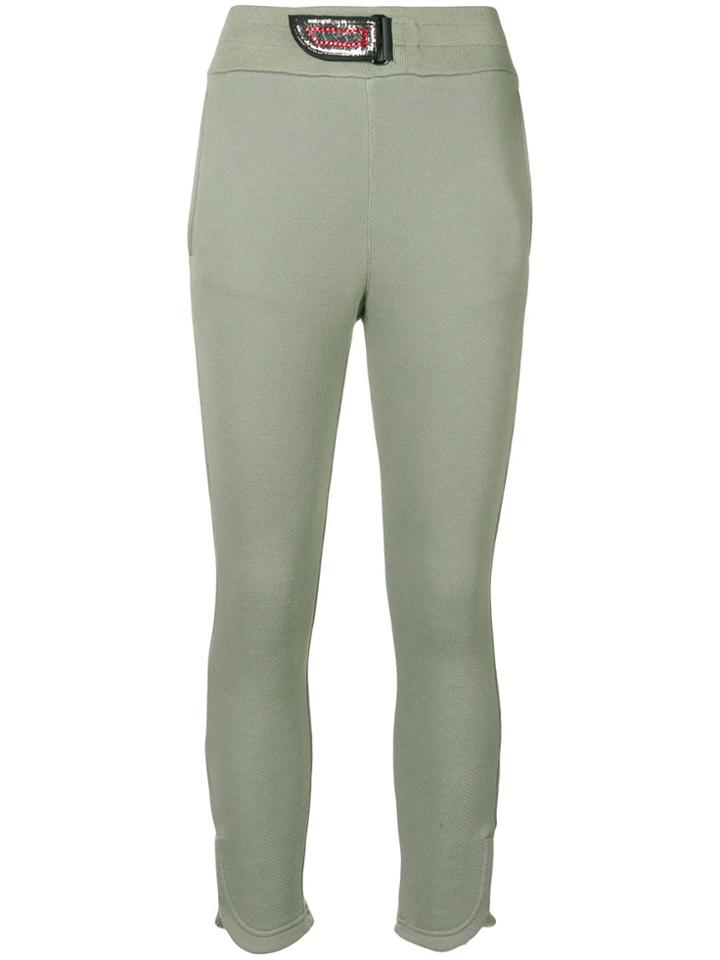 Mr & Mrs Italy Slim Cropped Leggings - Green