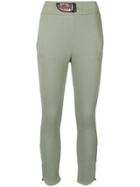 Mr & Mrs Italy Slim Cropped Leggings - Green