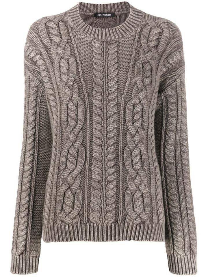 Iris Von Arnim Cashmere Chunky Knit Sweater - Brown