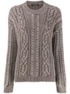 Iris Von Arnim Cashmere Chunky Knit Sweater - Brown