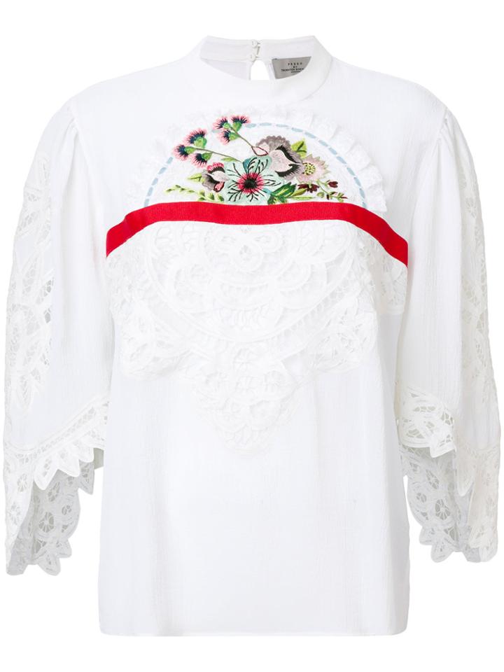 Preen By Thornton Bregazzi Adrianna Blouse - White