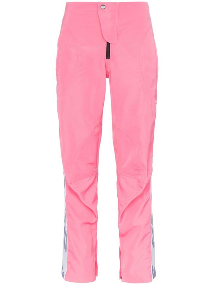 Martine Rose Striped Logo Track Pants - Pink