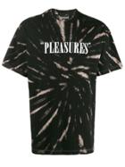 Pleasures Logo Print Tie Dye T-shirt - Black