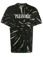 Pleasures Logo Print Tie Dye T-shirt - Black