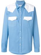 Ami Alexandre Mattiussi Ami Fit Western Shirt - Blue