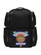 Gucci Zaino Con Patch Gucci Anni '80 Misura Grande - Black