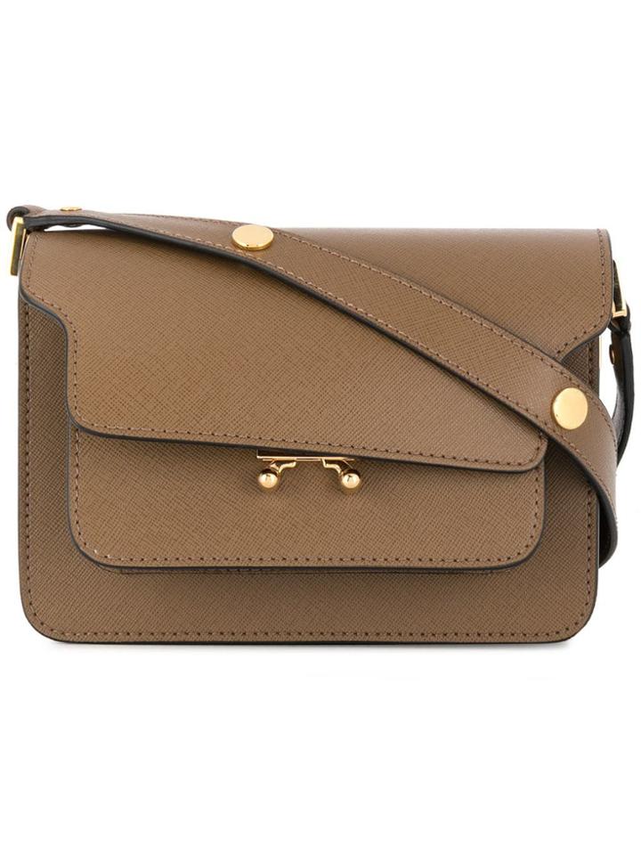Marni Small Trunk Bag - Brown