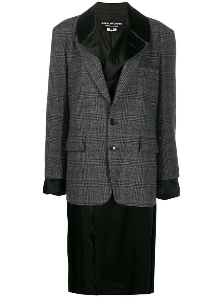 Junya Watanabe Layered Blazer Coat - Grey