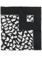 Dolce & Gabbana Abstract Print Bandana Scarf - Black