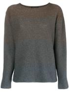 Fabiana Filippi Tonal Stripe Sweater - Brown