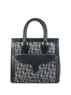 Christian Dior Pre-owned Trotter Pattern Tote - Grey