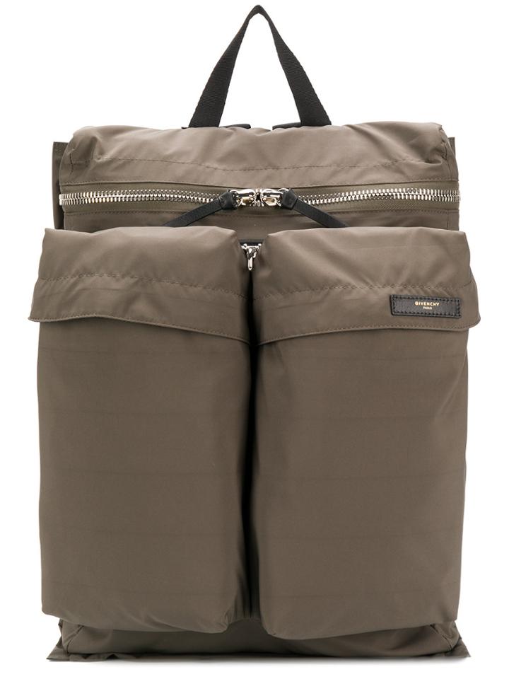 Givenchy Double Pocket Backpack - Green