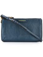 Emporio Armani Top Zip Crossbody Bag, Women's, Blue