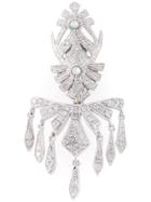 Joëlle Jewellery Pavé Diamond Earring - Metallic