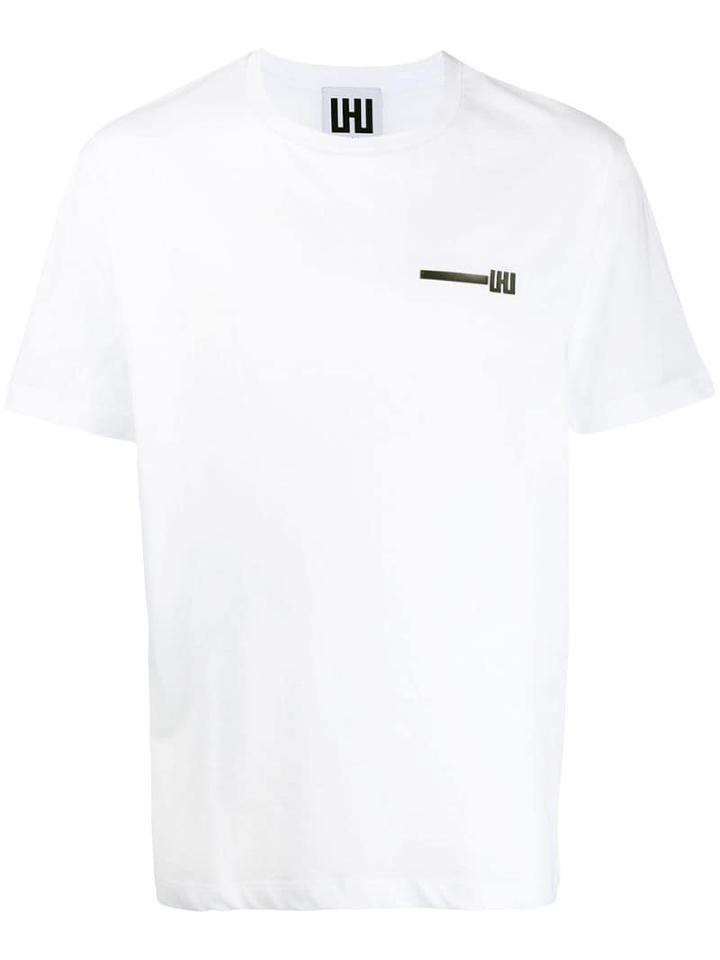 Les Hommes Urban Logo Patch T-shirt - White