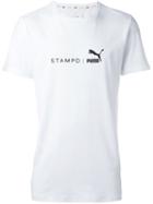 Stampd Logo Print T-shirt, Men's, Size: L, White, Cotton
