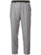 Loveless Cropped Trousers - Grey