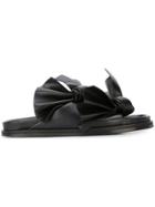Cédric Charlier Knotted Strap Sandals - Black