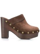 Philosophy Di Lorenzo Serafini Chunky Heel Clogs - Brown