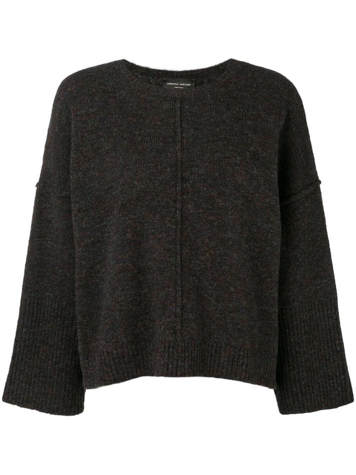 Roberto Collina Loose Jumper - Black