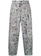 Comme Des Garçons Homme Plus Pebble Printed Trousers - Grey