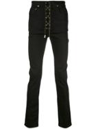 Garçons Infidèles Lace-up Front Jeans - Black