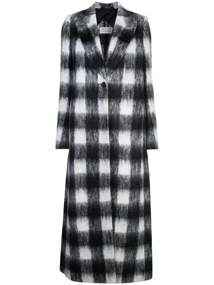 Maison Margiela Shrug Mohair Coat - Black