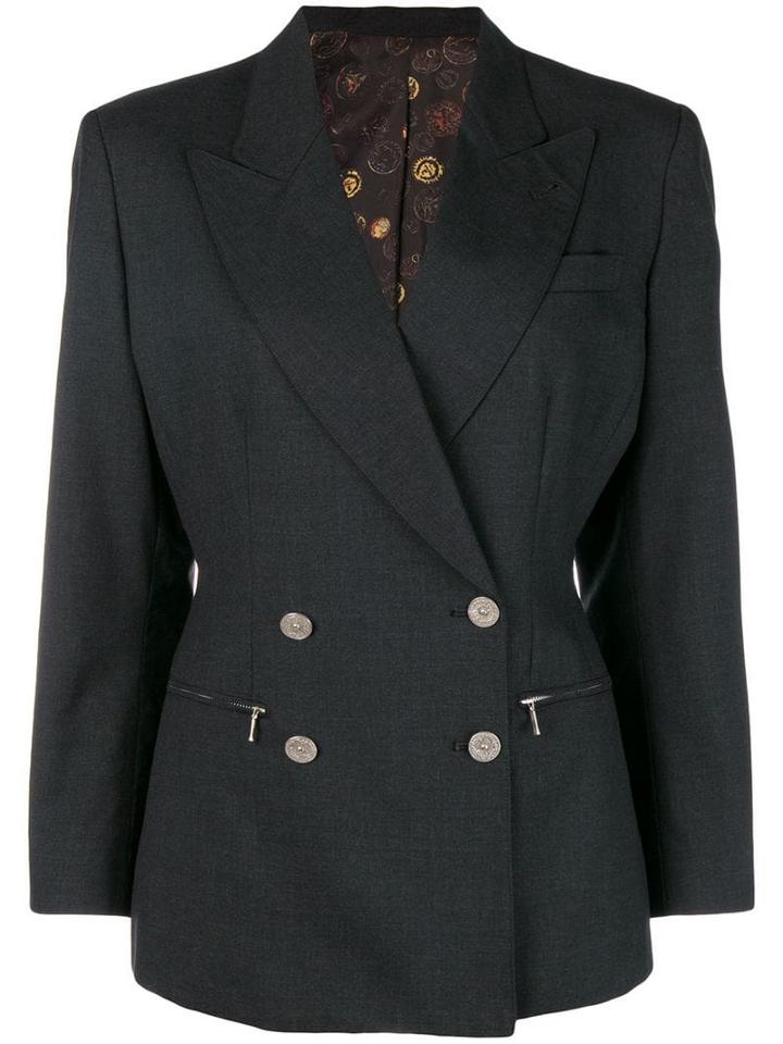Jean Paul Gaultier Pre-owned Double Breasted Coin Button Blazer - Grey