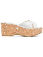 Jimmy Choo Prima Mules - Metallic
