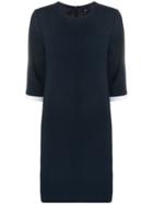 Fay Fitted Midi Dress - Blue