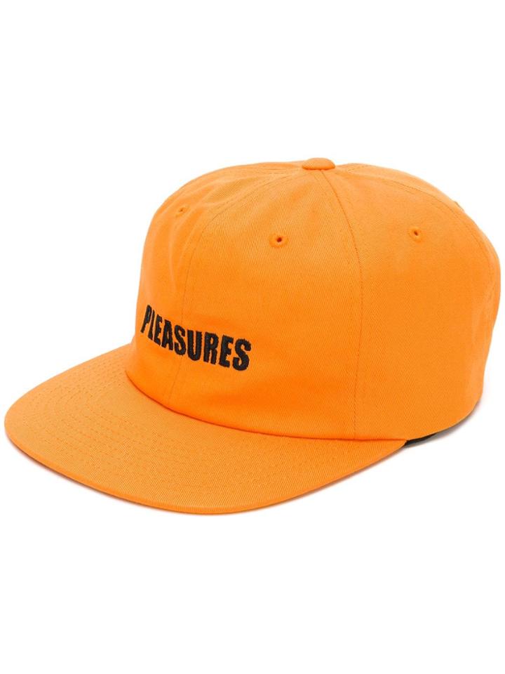 Pleasures Bubble Snap Back Cap - Yellow & Orange